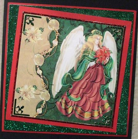Christmas Angel Flower Shape Pyramage by Marjo Reints