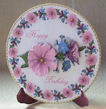 Forest Jewels Plate Card Step by Step & Stand by Marjo Reints