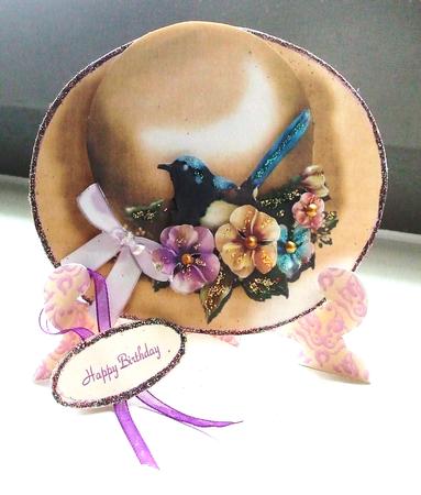 Hat Stand Mini Kit - Blue Bird by Marjo Reints
