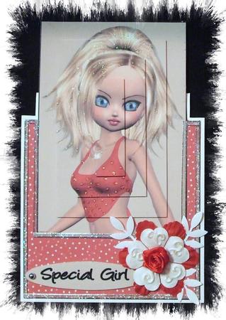 Christina Over the Edge Card with Simple Pyramage by Marjo Reints