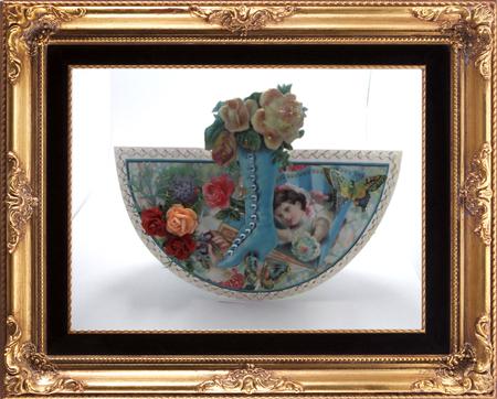 Vintage Birthday Wobble Over the Top Card by Marjo Reints