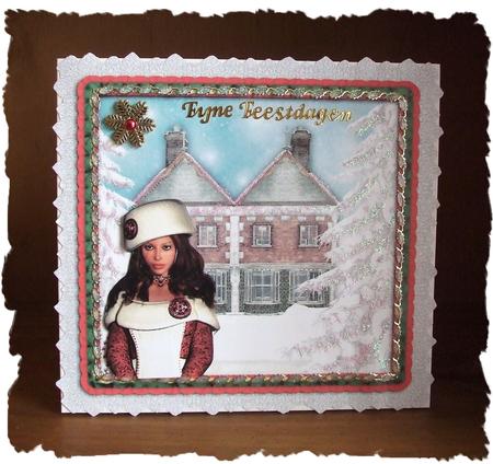 Framed Christmas Beauty by Marjo Reints