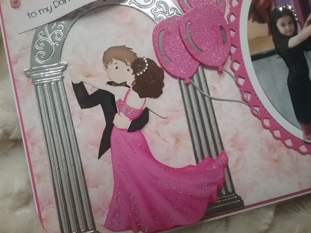 Dance with Me Tonight Card Front and Decoupage by MARLENE FENECH POLIDANO