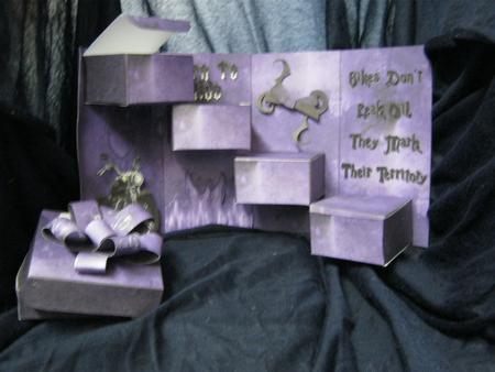 Born to Ride Keepsake Treasure Box Card Kit by Martha Cooper