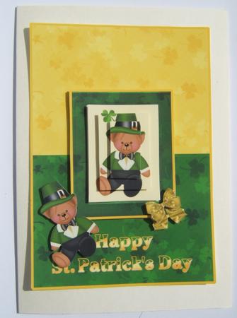 St Patricks Day Teddy by Martina Craig