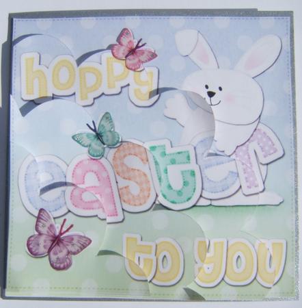 Hoppy Easter to You Easter Bunny Boy Felties Shell Corner by Martina Craig
