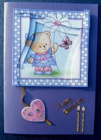 Rosie's Flower Quick Card Wavy Spiral Side Stacker by Martina Craig