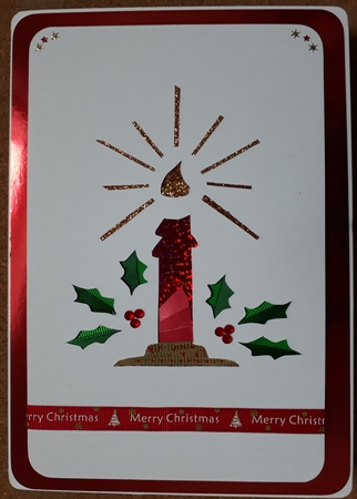 Candle with Holy by Martine Smith