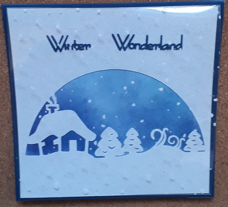 Winter Wonderland Aperture Card by Martine Smith