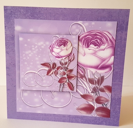 Lavender Florabunda Roses by Mary Brunton