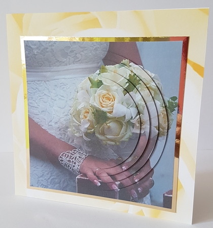 Soft Yellow Large Rose 8x8 Paper by Mary Brunton