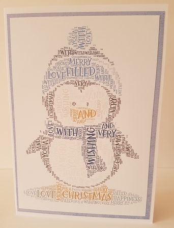 Cute Penguin In Blue Hat and Scarf by Mary Brunton