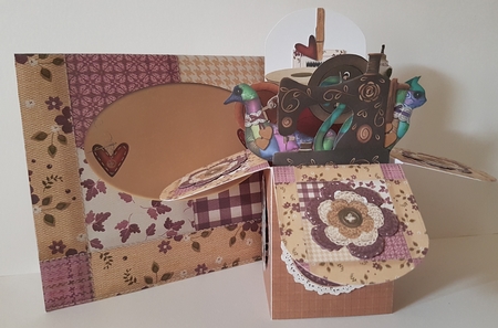 Sewing Pop Up Box Kit  by Mary Brunton