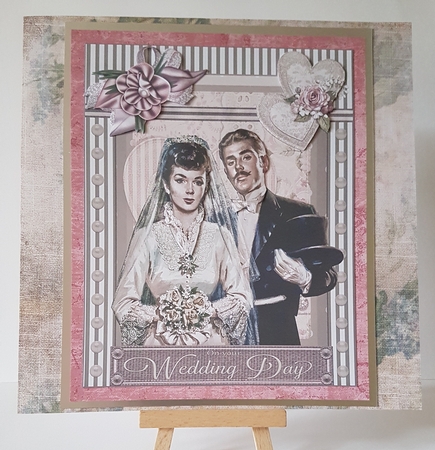 On Your Wedding Day Card Front by Mary Brunton