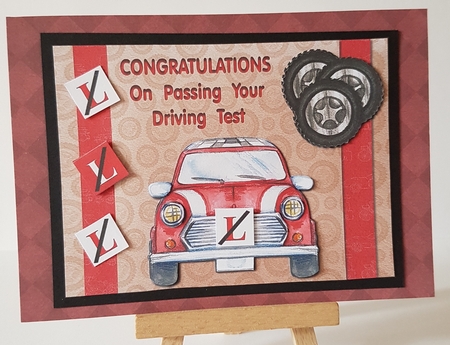Driving Test - Passed - Car - Red by Mary Brunton