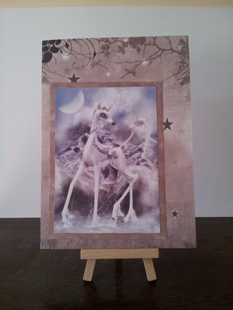 Whimsical Unicorn 3 by Mary Brunton