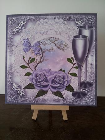 Lilac Roses Special Occasion by Mary Brunton