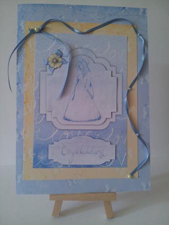 Ps004 Engagement or Wedding Couple Blues by Mary Brunton