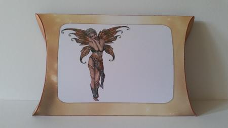Ethereal Fairy ' Sunset ' Pillow Box by Mary Brunton