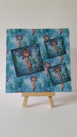 Ethereal Fairy ' Dusk ' Backing Paper by Mary Brunton
