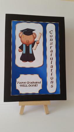 Graduation Bear - Blue by Mary Brunton