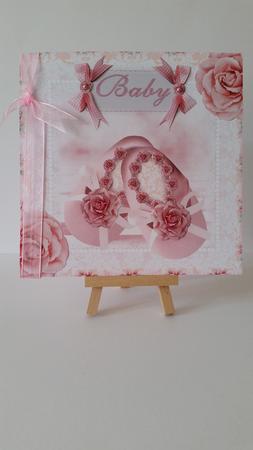 Beautiful Baby Girl Shoes Topper by Mary Brunton