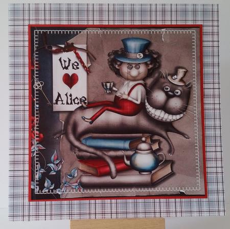 Well Plaid Winter Paper 7 by Mary Brunton