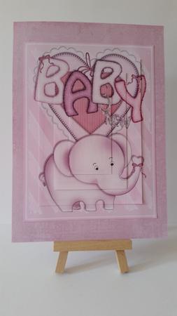Baby Nellie in Pink Pyramid by Mary Brunton