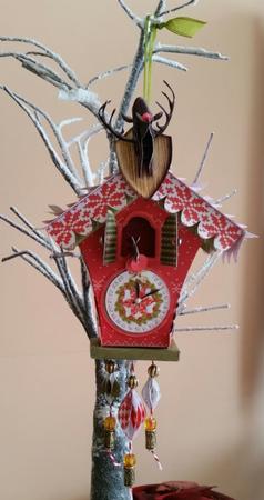 Knitted Sweater Cuckoo Clock/advent Calendar Treat Box by Mary Brunton
