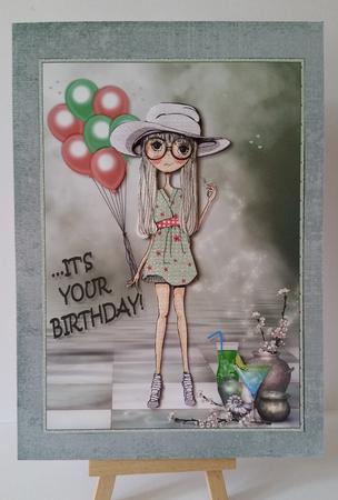 It's Your Birthday! Cocktail Party Girl by Mary Brunton