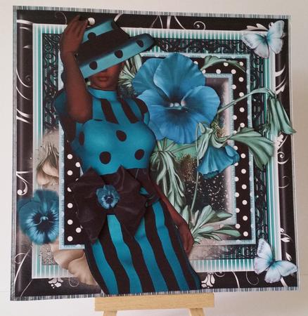 Gorgeous Out in Style Card Front Kit by Mary Brunton