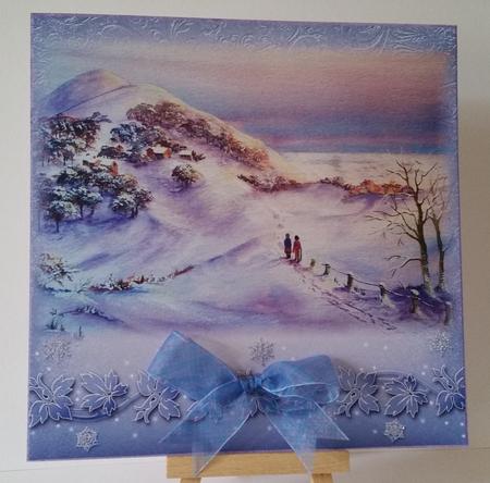 A Watercolour Winters Walk by Mary Brunton