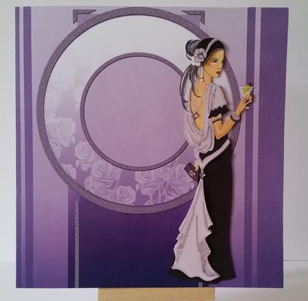 Art Deco Rose Paper Kit by Mary Brunton