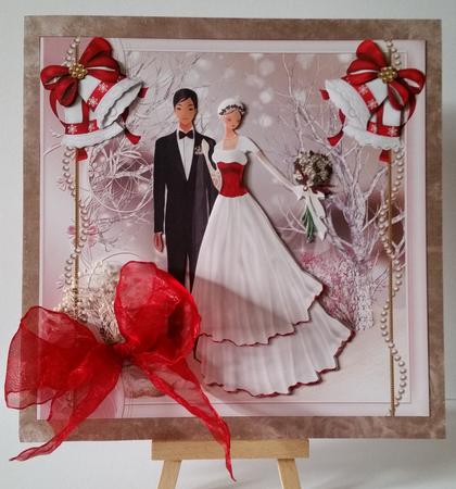 Christmas Wedding Bride and Groom Mini Kit by Mary Brunton
