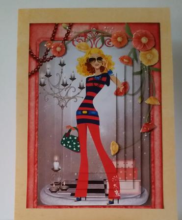 Fashionista! in Shades and Stripes Pyramid Mini Kit by Mary Brunton