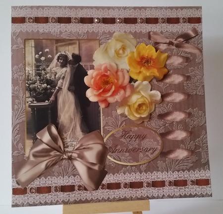 Remembering the Day - 8 x 8" Quick Card by Mary Brunton