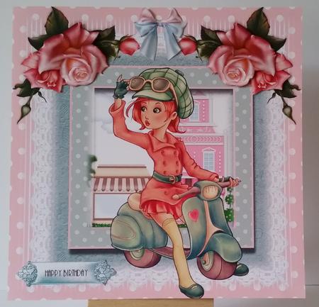 Out on the Town Topper by Mary Brunton