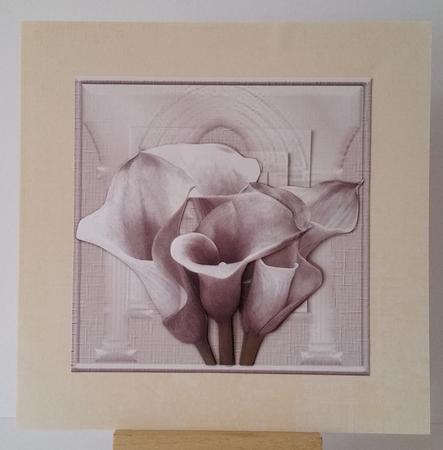 Cream and Desaturated Lillies by Mary Brunton