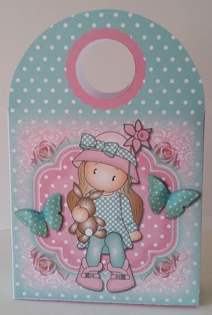 Chloe with Bunny Large Gift Bag by Mary Brunton