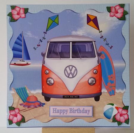 A Day at the Beach Decoupage Topper 5 by Mary Brunton
