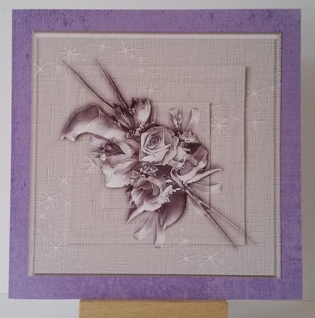 Cream and Desaturaded Rose Boquet by Mary Brunton
