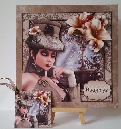 Steampunk Beauty with Ivory Lilies Mini Kit by Mary Brunton