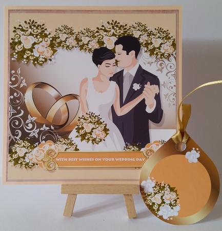 On Your Wedding Day Decoupage Mini Kit by Mary Brunton