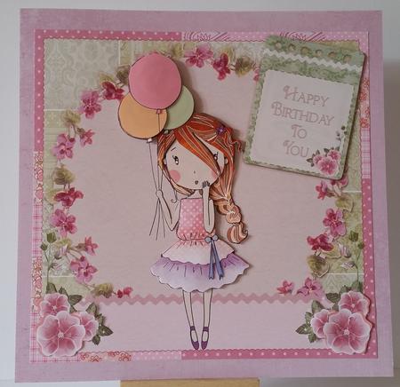 Pretty Birthday Party Girl Mini Kit by Mary Brunton