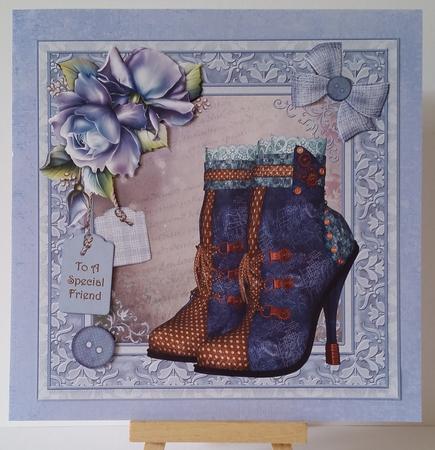 Steampunk Boots with Porcelain Roses by Mary Brunton