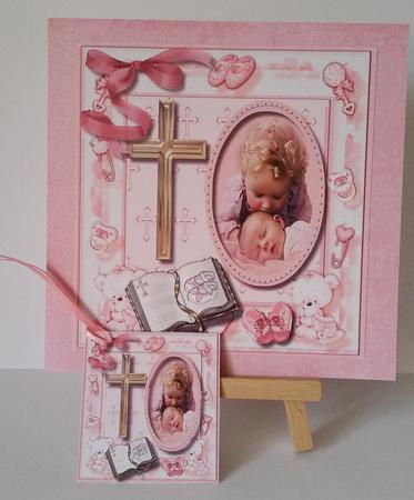 Beautiful Christening Card for a Girl by Mary Brunton