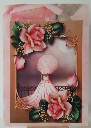 Pale Pink Downton Decor Roses by Mary Brunton