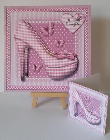 Pink Gingham Shoes Mini Kit by Mary Brunton