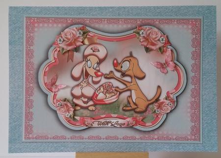 Cute Puppies in Love Card Kit by Mary Brunton