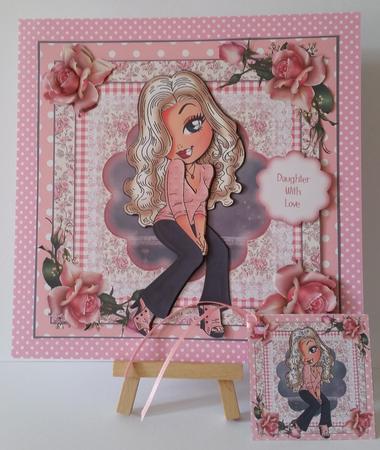Sweet Melissa Card Front Kit by Mary Brunton